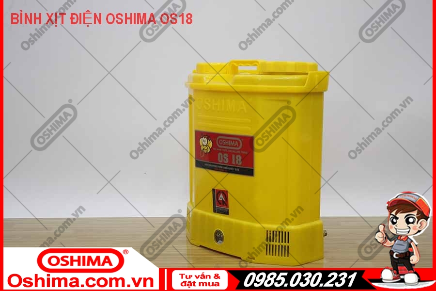 Bình xịt điện Oshima OS 18 chất lượng
