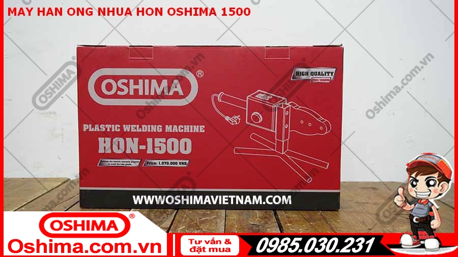 Vỏ hộp máy hàn ống nhựa Oshima HON 1500