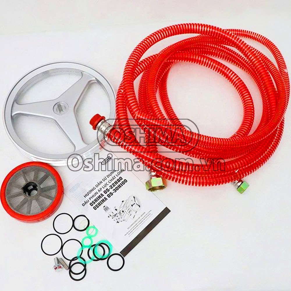 Phụ kiện kèm theo máy đầu phun áp lực Oshima OS - 30H100