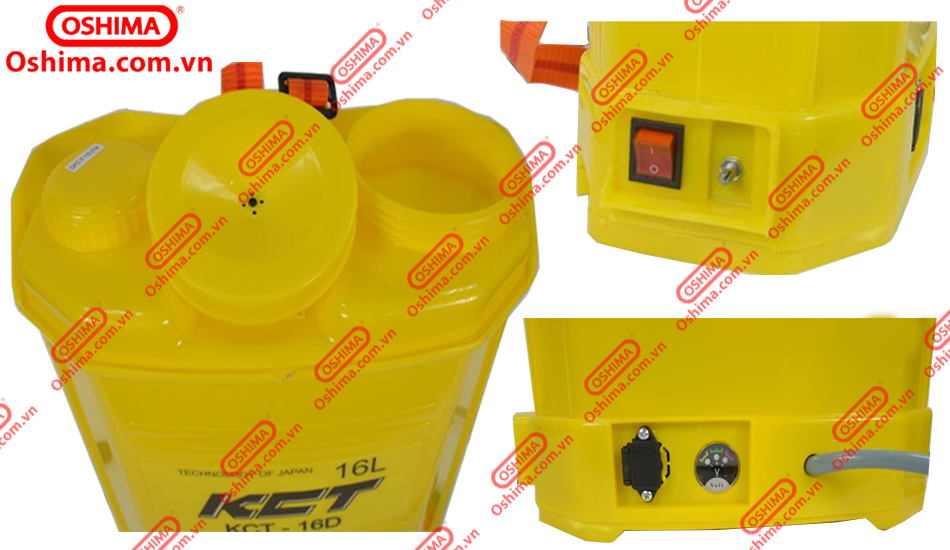 bộ phận bình xịt điện KCT 16D