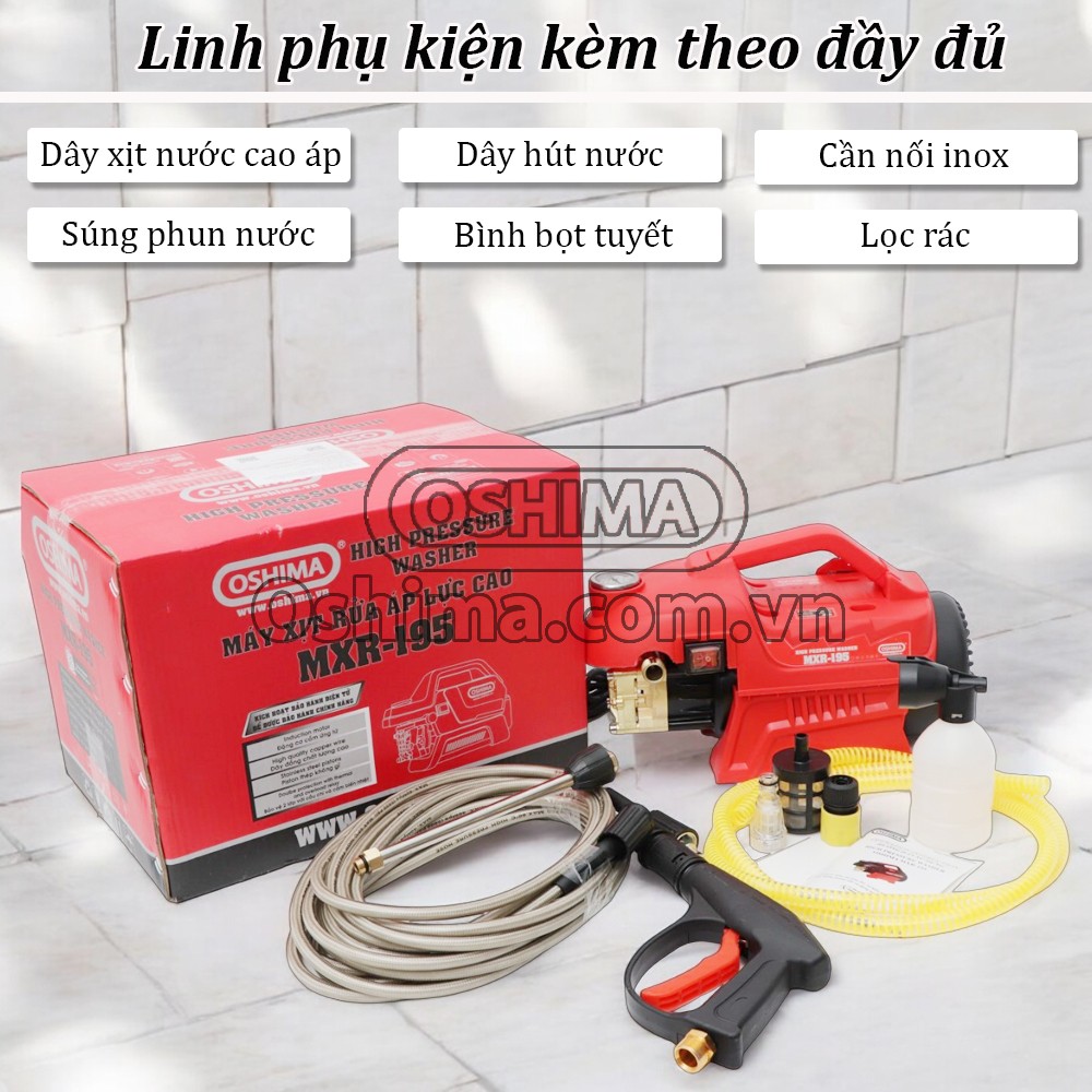 Phụ kiện theo máy rửa xe Oshima MXR - 195