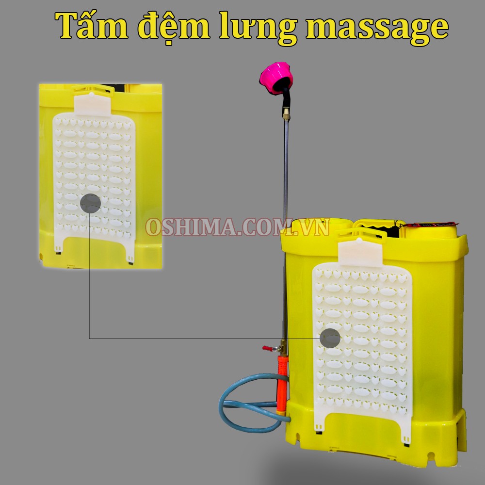 Tấm đệm lưng massage của bình xịt điện Mitsukaisho 16 D