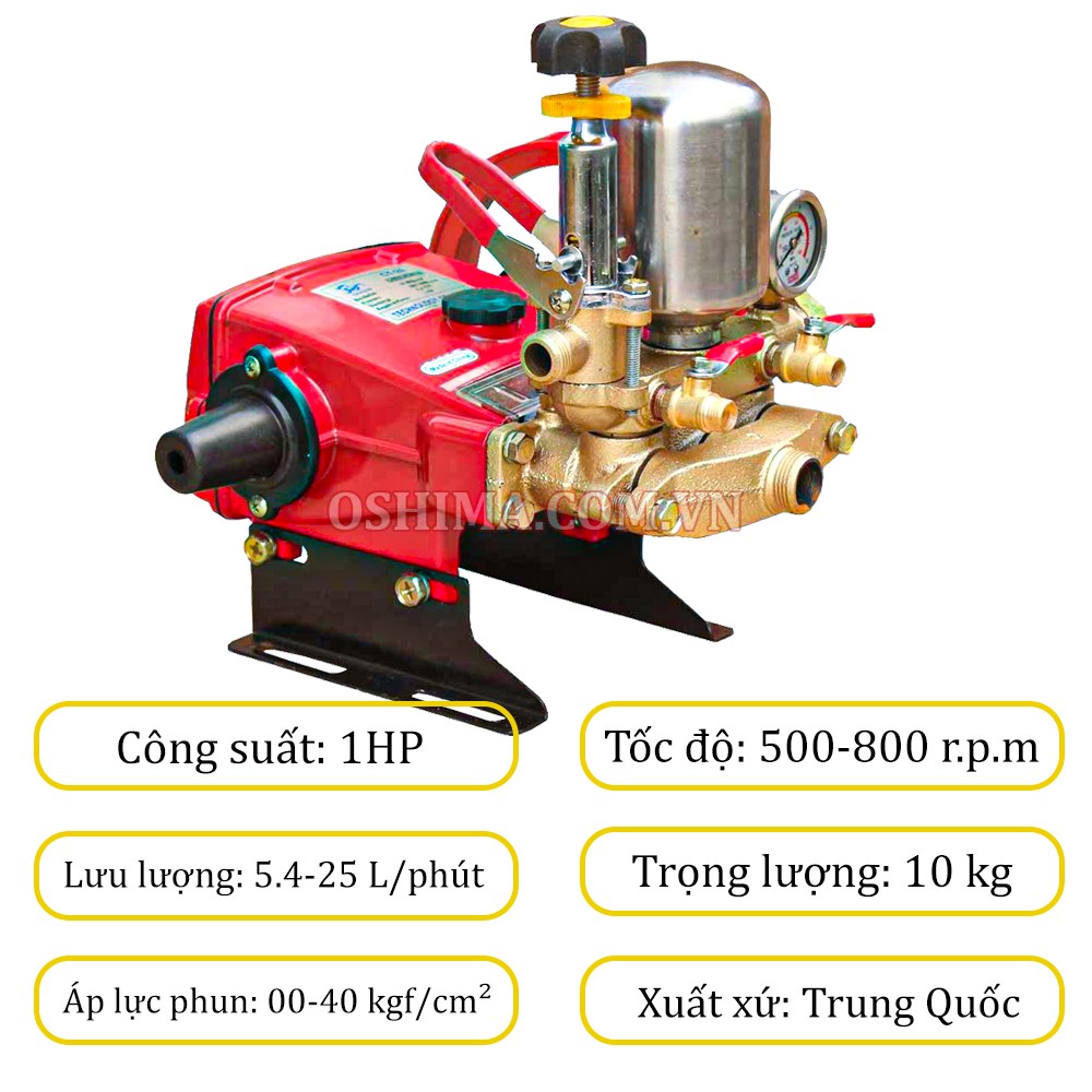 Thông số của đầu xịt Dragon 1HP