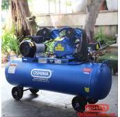 Máy nén khí OSHIMA 80L 1.5HP Xanh Điện 1 pha (có dầu, nhanh, dây đồng)